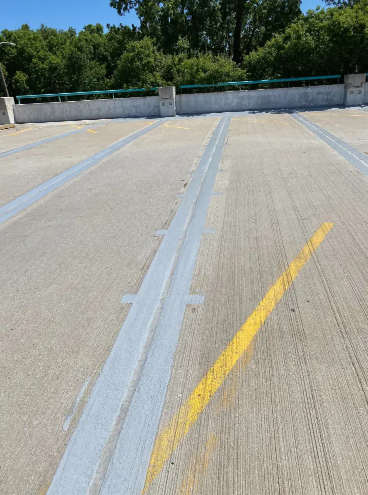 Joint sealing work on concrete floor in Durban