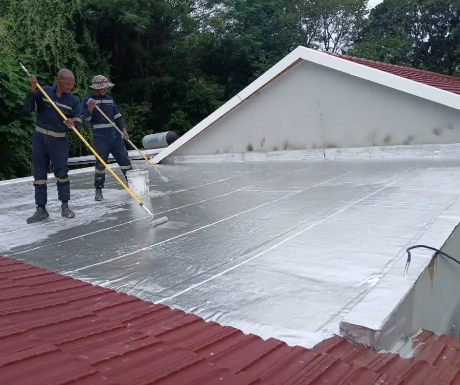 Liquid waterproofing applied to coastal property in Durban